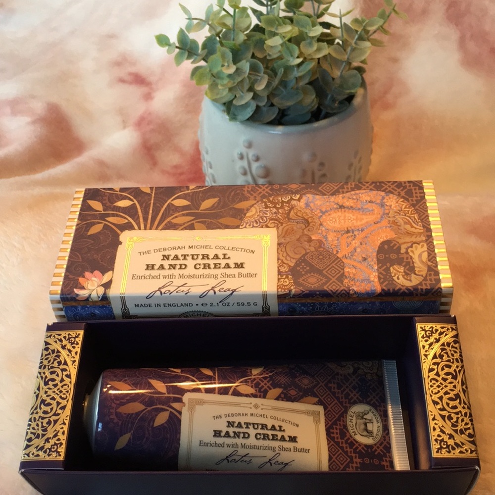 The Michel Collection Lotus Leaf Hand Cream NWT